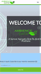 Mobile Screenshot of ambiencedata.com
